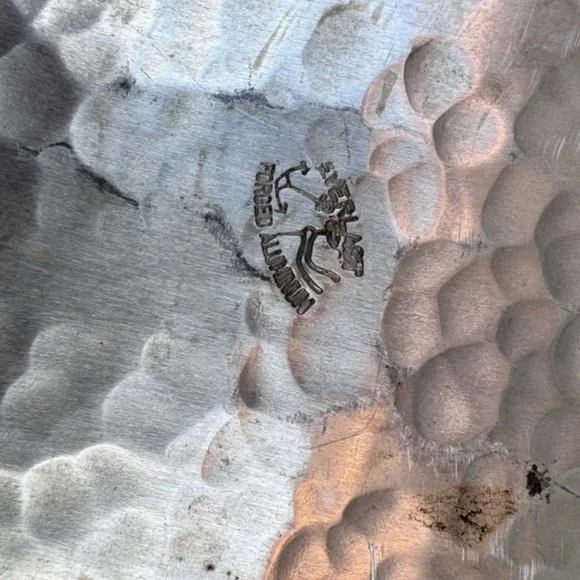 Vintage Rectangular Forged Everlast Aluminum Serving Tray With Handles 16” X 12” - Picture 7 of 7